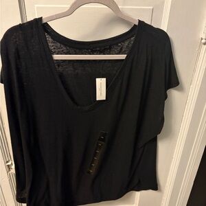 Banana Republic Black Short Sleeve Tee